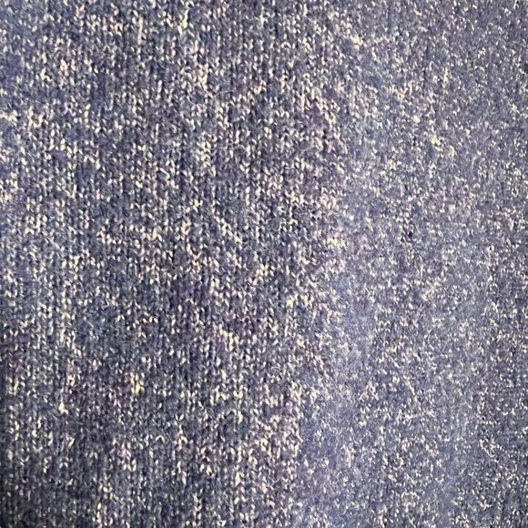 Torrid Metallic Thread Rib Knit Trim Crew Neck Sweater Blue Size 0 - Picture 5 of 6